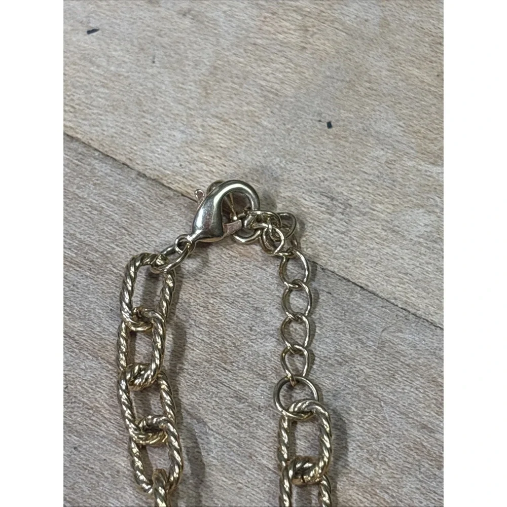 Vintage Y2K Michael Kors Sensational Perfume Charm Gold Tone Link Bracelet